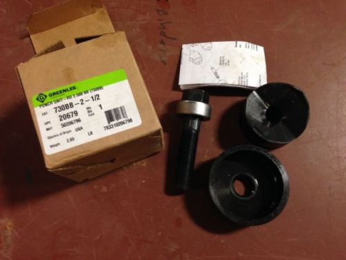New Greenlee 730BB 2-1/2&#034; Knockout Punch &amp; Die 20679