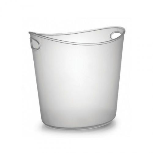 Fineline Settings 3404-X, 1 Gallon Platter Pleasers Clear Oval Plastic Ice Bucke