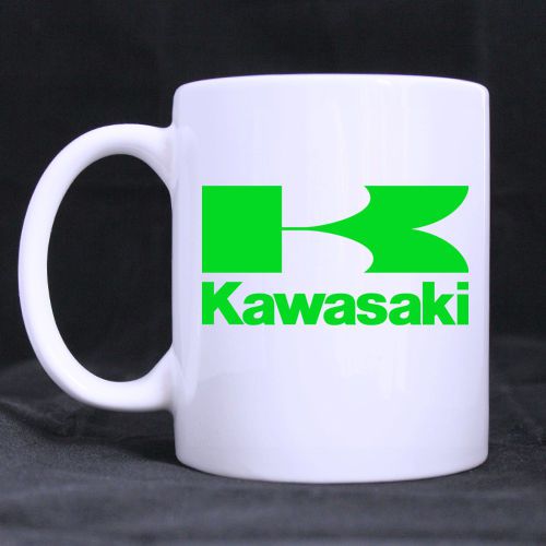 Mens/Gents/Ladies KAWASAKI RACING LOGO Mug Gift/ Coffee Mugs/Tableware/Tea/White