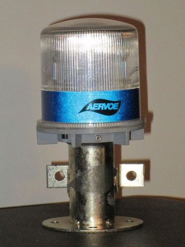 New aervoe solar 4 blue led strobe mountable signal light weatherproof 1199 for sale