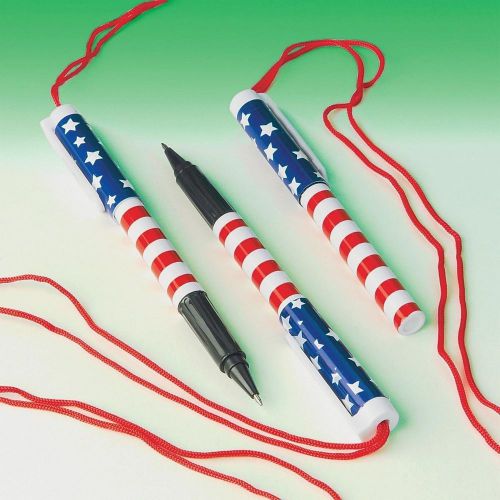 S&amp;S Worldwide Patriotic Pens (Pack of 12)