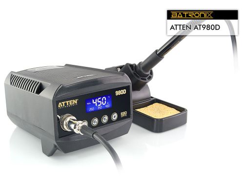 ATTEN 980D SOLDERING IRON REWORK STATION THERMO CONTROL ANT-STATIC LCD DISPLAY