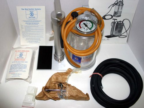 Rico suction labs rs-6 aspirator portable suction device new in box ambulance for sale
