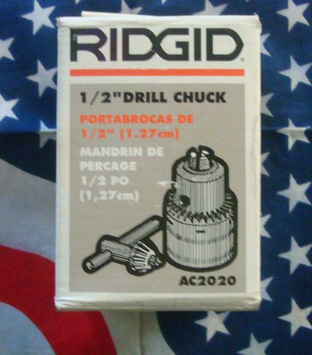 BRAND NEW Ridgid AC2020 Replacement 1/2 Drill Chuck RS1000 WL1200
