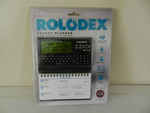 Rolodex Pocket Planner 1200 Names Numbers Model EL2048 1994 VINTAGE