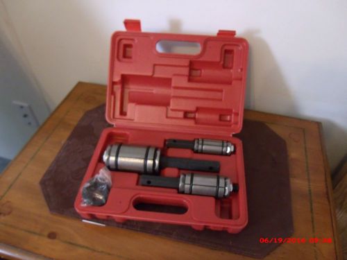 New 3 pc muffler tail and exhaust pipe expander 1 1/8&#034; to 3 1/2&#034; tool set w/case for sale