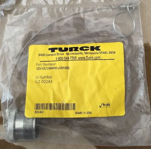 TURCK U2-02243 CSV-CC / 180MM Lanyard 2014U USA NEW IN THE BAG