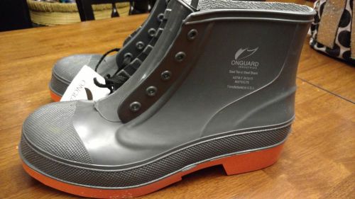 ONGUARD Idustries pvc footwear mens sz 11 work boots steel toe w/steel shank-NEW