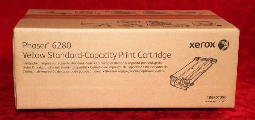 Xerox 106R01390  Yellow,  Phaser 6280 Standard capacity print cartridge, OEM