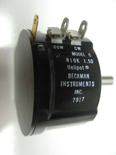 Beckman Instruments 3-TURN HELIPOT MODEL C R10K L.50 10Kohm Precision POT NOS