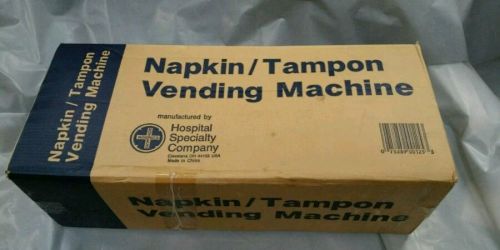 NEW Hospital Specialty Company D1 Napkin/Tampon Vending Machine w/Keys
