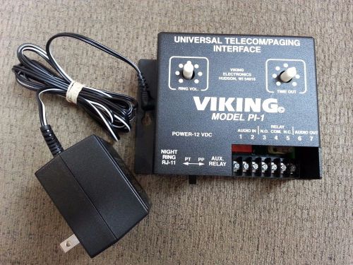 Viking PI-1 Universal Telecom Paging Interface New in Box