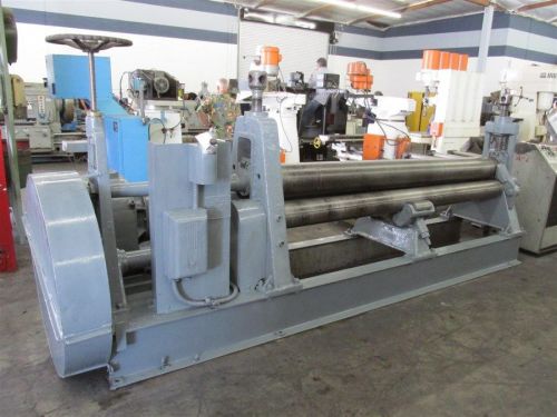 8&#039; pope machine co plate roll machine 3/8&#034; capacity at 8&#039; length 10 hp motor for sale