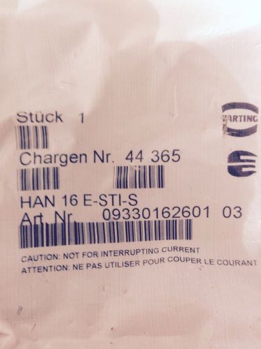 Harting 16 Pin Male Connector Insert 09330162601