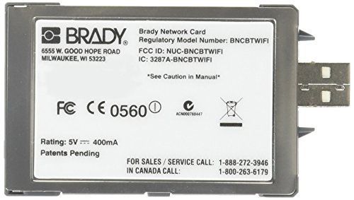 Brady net-bt-wifi-lan assy,card,wifi,bt,lan,packaged,wir for sale