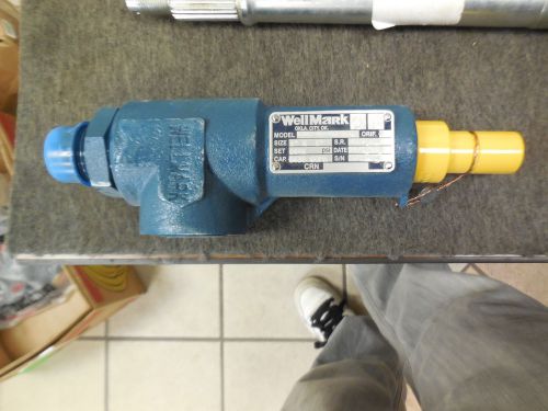 NEW WELLMARK RELIEF VALVE W2601-EV1-311-2500