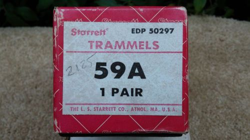 L.S. STARRETT Co. No. 59A TRAMMELS W/Box