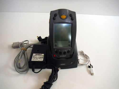 Symbol SPT 1700 Palm PC Barcode Scanner w/ Charging Cradle &amp; Power Supply