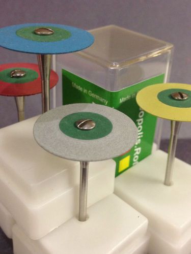 Diamond Impregnated rubber polishers Set Of  4.