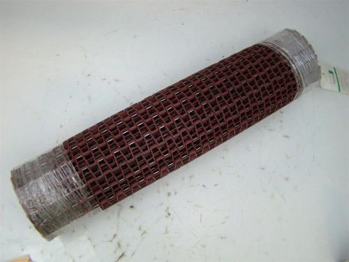 Conveyor belt habasit f52 1/2&#039; x 12&#034; flat wire reinforced nylon maroon for sale