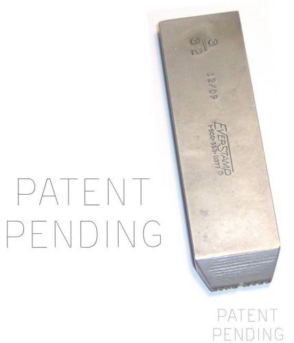 PATENT PENDING Product Marking Tool  Steel Stamping Punch  Two Lines  2mm Text
