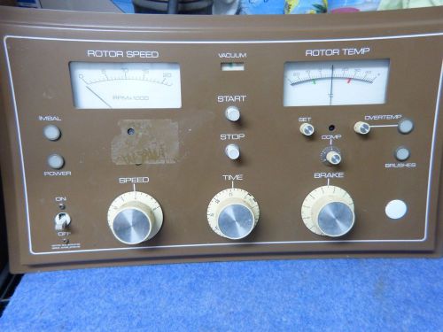 CONTROL PANEL for BECKMAN Model J2-21 Centrifuge