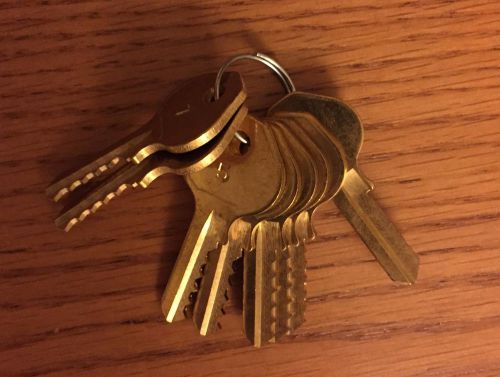 Master M10 Padlock Depth Keys Brass Space Keys