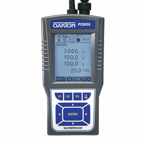 Oakton WD-35434-02 PCD 650 pH/Conductivity/TDS/PSU/DO/Temp. Meter only