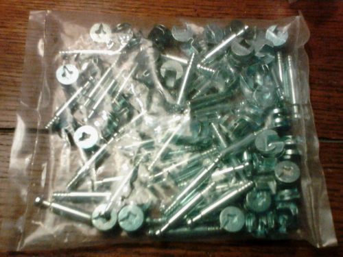 New factory sealed Furniture camlock and studs, commercial product, 44 each part