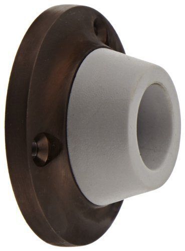 Rockwood 412.10B Bronze Convex Solid Cast Wall Stop, #8 x 1-3/4&#034; FH SMS WS with