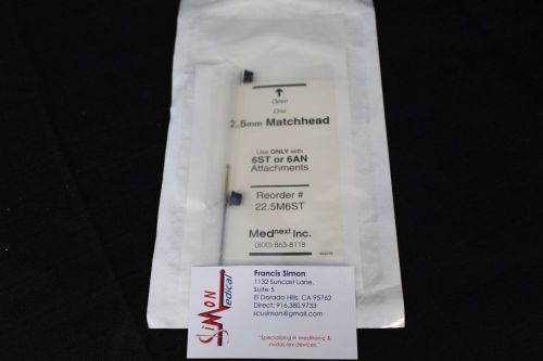 Medtronic Mednext 2.5mm Matchhead Bur REF 22.5M6ST #215