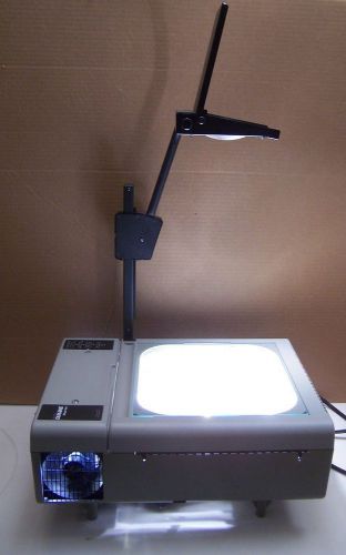 Used dukane 641 portable overhead projector, cover, professional hi-output, w/wa for sale