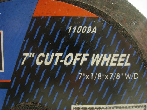 Neiko 7&#034; **2 PACK** Cut-Off Wheel for Metal 5/8&#034; Arbor with diamond knock-out