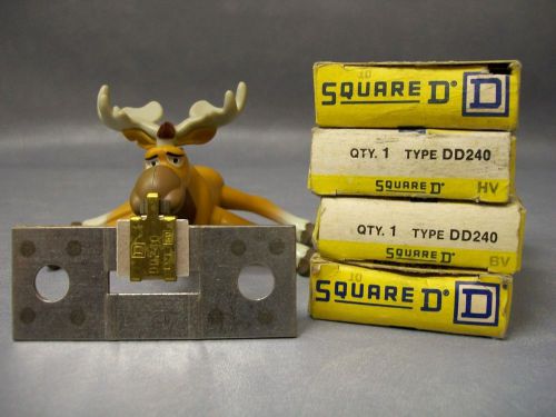 DD240 Square D Overload Relay Thermal Unit Lot of 4