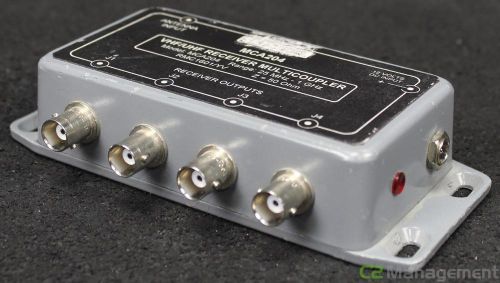 Stridsberg mca204 vhf uhf receiver multicoupler 25 mhz-1 ghz 50 ohms rmc1601/yv for sale