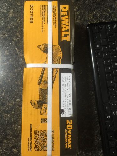 Dewalt DCD740B 3/8&#034; Right Angle Drill/driver ( Tool Only) NEW
