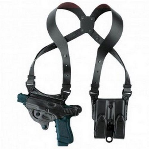 Aker H107BPRU-CO1911 Flatesider XR7 Shoulder Holster Black RH for 1911