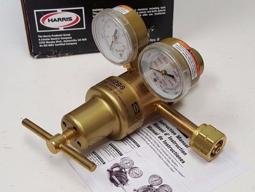 Harris 9296-125-350 pressure regulator, 0 - 125 psig, brass for sale