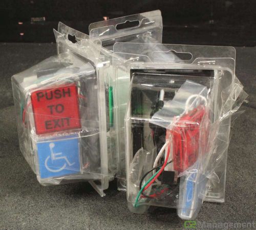 Lot of 3 Securitron EEB 2 Emergency Exit Buttons