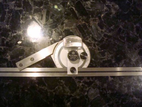 Mitutoyo Universal bevel protractor Stainless Made in Japan