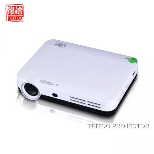 Teitoo 3500 lumens mini full hd home theater movie led smart dlp 3d projector for sale