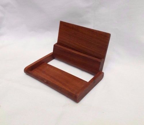 NEW WOODEN CARD HOLDER BUSINESS NAME CARD HANDMADE BOX STORAGE ID CREDIT CASE