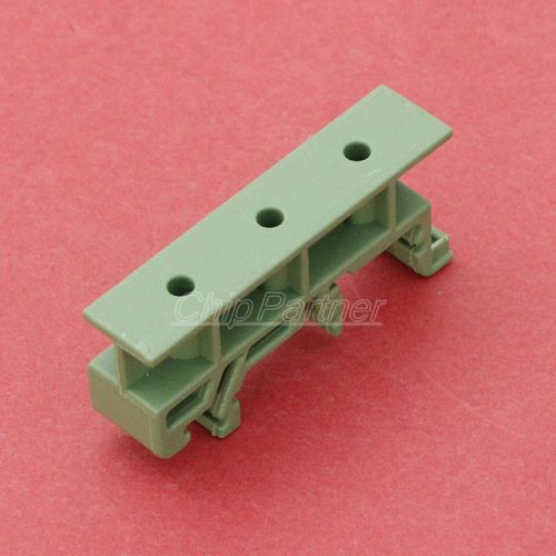 10x din rail mounting feet pcb support c45 35mm screw terminal socket base 1pair for sale
