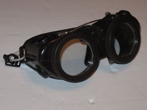 Origlnal vintage willson welding goggles or motorcycle steampunk biker glasses for sale