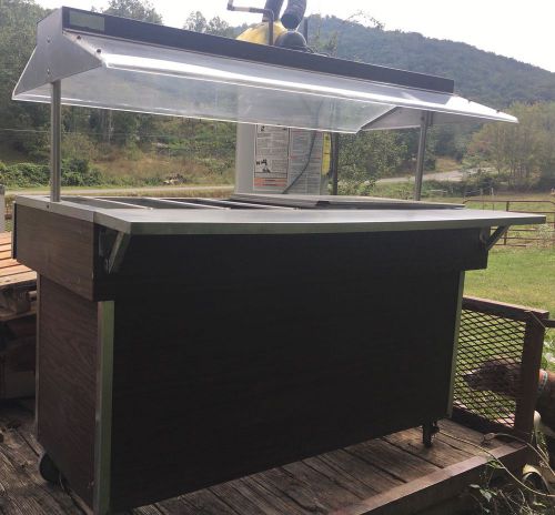 Stainless steel lakeside hot/cold buffet bar restaurant equipment preowned for sale