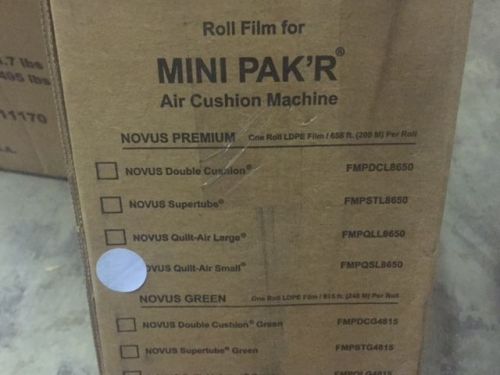 Small quilt air 6&#034; x 15-1/2&#034; 1.76 mil mini pak&#039;r film (1 roll)  fmpqsl8650 (new) for sale