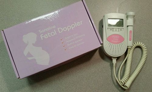 Sonoline B Fetal Heart Monitor Pink Backlight LCD