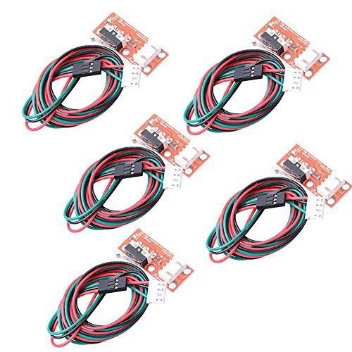 CHENBO(TM) 5 x Endstop Mechanical Limit Switches 3D Printer Switch for RAMPS 1.4