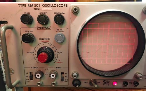 Tektronix Oscilloscope Type RM 503 Serial # 001469