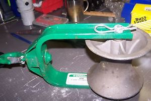 New greenlee 650 pully 6&#034; sheave-cable hook type for sale